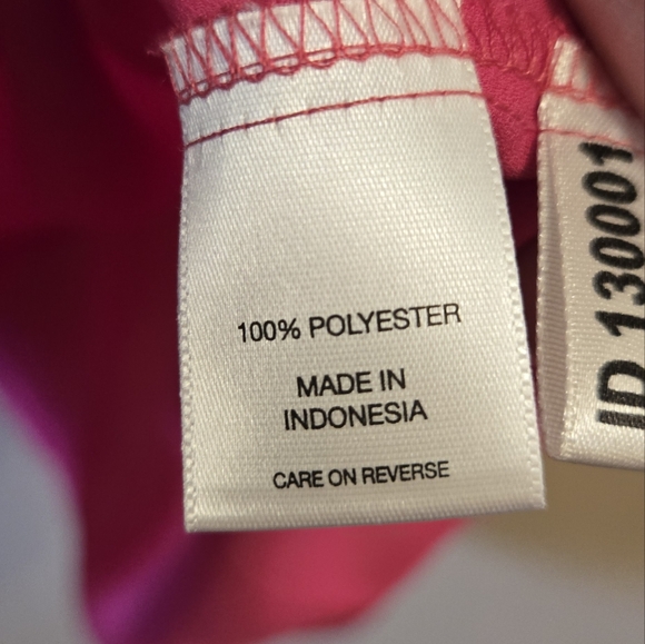 [NWT] Ladies New York & Company NYC Pink Buttoned Up Blouse Dress Top Large - Picture 4 of 5